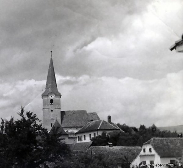 Blick zur Felldorfer Schule ca um 1920