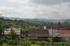 Blick von der Felldorfer Schule auf das Dorf .