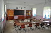 Schulklasse im ersten Stock der Felldorfer Schule