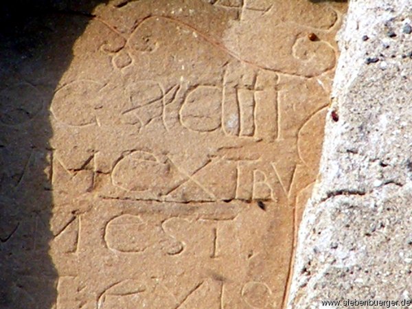 Inschriften,Zeichen,Textreste,... Kirchenburg-Felldorf