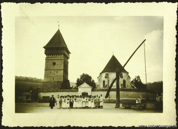 Kirche von Groalisch in den 30-er Jahren