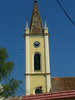 Der neu renovierte Kirchturm