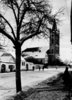Blick auf den Kirchturm um 1940