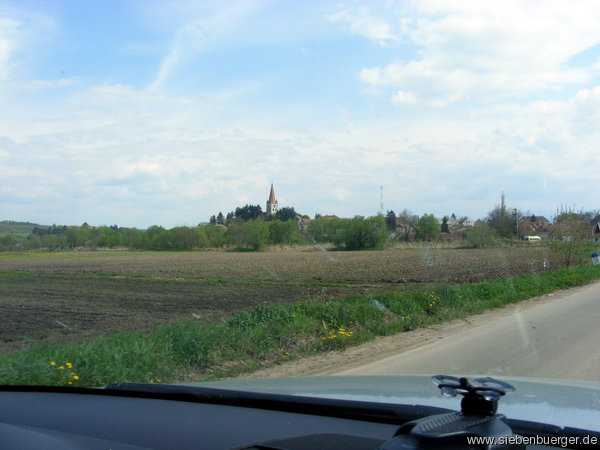 Die Kirchenburg als markantes Bild von Groschenk