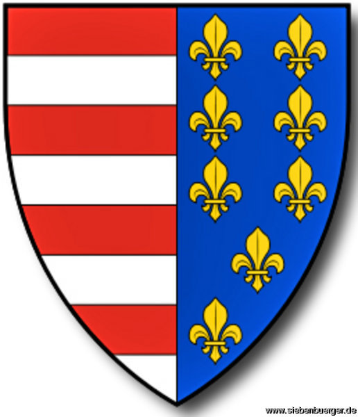 Wappen der Gerichtsbarkeit aus Groschenk/Cincu/Nagysink im Harbachtal/Siebenbrgen/Rumnien
