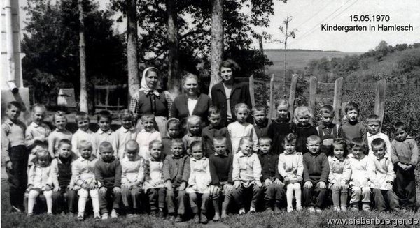Kindergartengruppe 1970