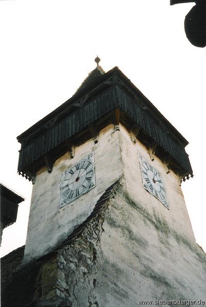 Kirchburg in Hamruden im Frhjahr 1993