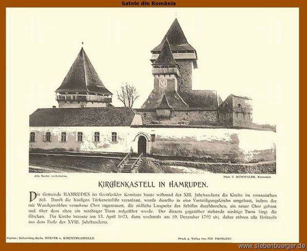 Hamruden - Kirchenburg Repser Gegend