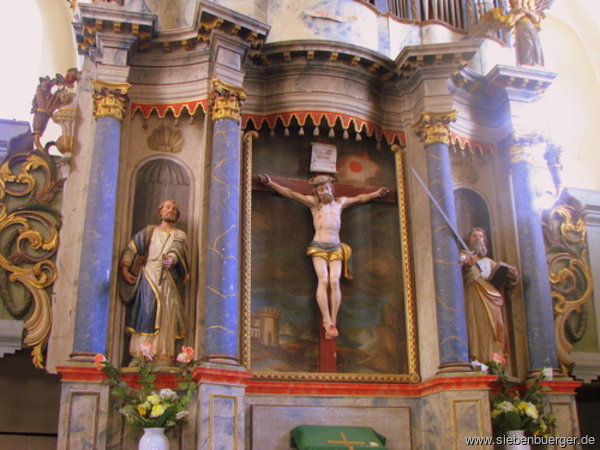 Altar der evang. Kirche aus Hamruden-Repser Lndchen