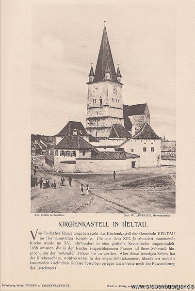 Heltau - Kirchenkastell um 1900