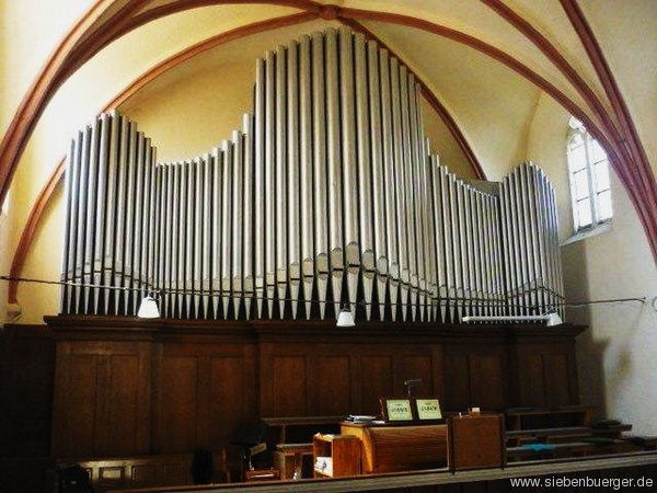 Heltau - Wegestein Orgel in der evangelischen Kirche A.B. 