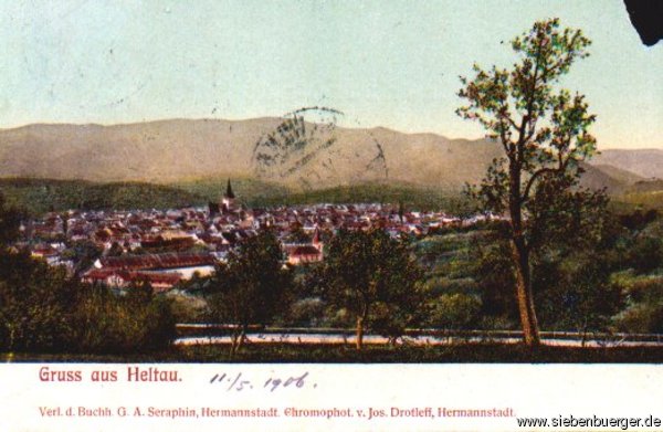 Historische Postkarte: Gruss aus Heltau