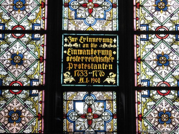 Landler - Kirchenfenster in Hermannstadt