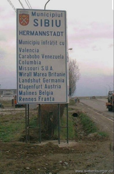 Hermannstadt- Stdtepartnerschaften 