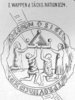 Wappen der Schsischen Nation 1224; geschickt: Georg Schoenpflug von Gambsenberg