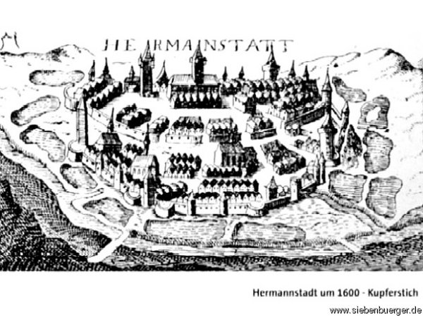Hermannstadt. 1600. Geschickt:Georg Schoenpflug von Gambsenberg