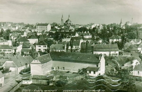 1939, Blick ber Hermannstadt 