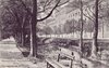 1900, Erlenpromenade und Garnisonspital, Erlenpark