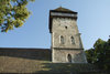 Hetzeldorfer Turm von unten gesehen.