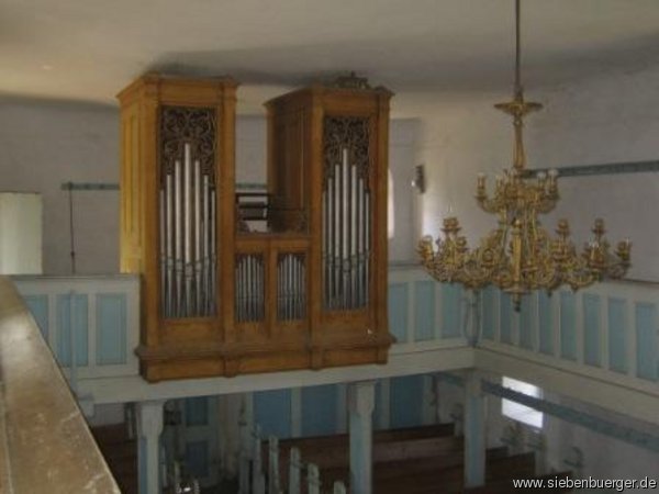 Sommer 2007- Kirche, die Orgel