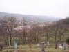 April 2005- Blick vom Friedhof auf die Schule