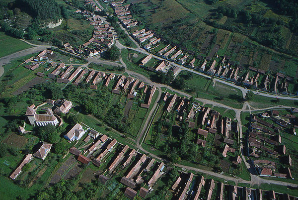 Jakobsdorf bei Agnetheln - Luftbild Nr. 2