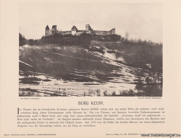 Keisd - Burg um 1900