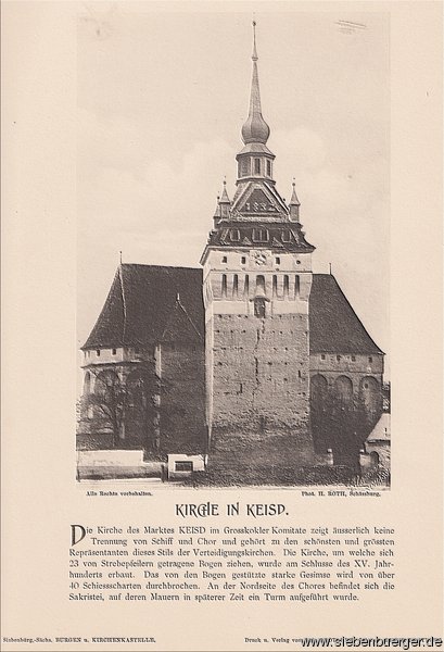 Keisd - Kirche um 1900