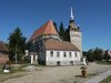 Keisder Kirche mit Gerst whrend der Renovierungsarbeiten-2009-001