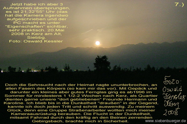 20.Mai 2008, Mondaufgang u&#776;ber d. Su&#776;dkarpaten nebst Biografischer Notiz 7