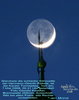 7. Mai 2008, Kerzer Turmspitze am Mond gelandet.
