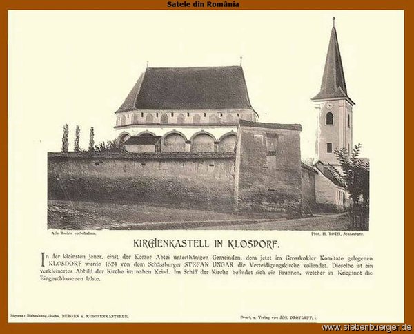 Kirchenburg aus Klosdorf