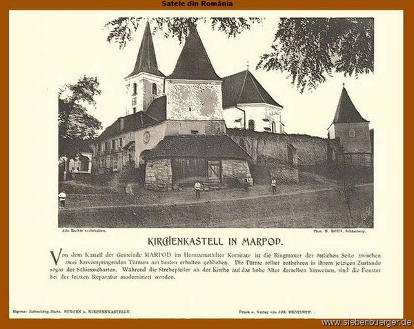 Marpoder Kirchenburg im Harbachtal 