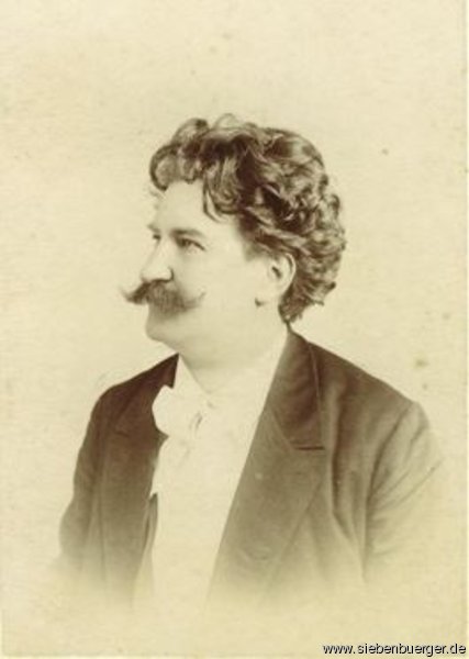 Hermann Kirchner, der Komponist des Hontertstreoch, um 1900.