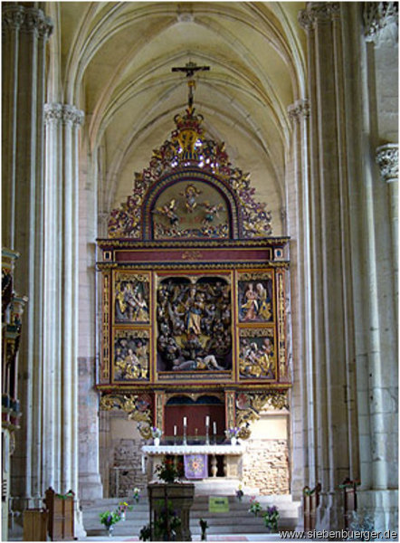 Mhlbach - Altar der evangelischen Kirche A.B.
