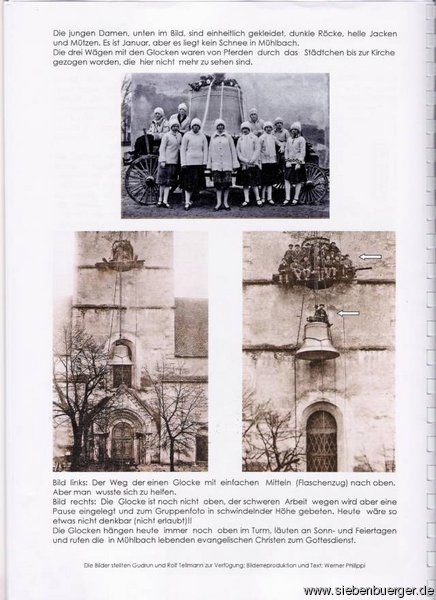 Glocken Einweihung und Aufzug 1926