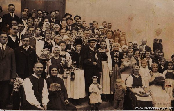Hochzeit in Mhlbach um 1940