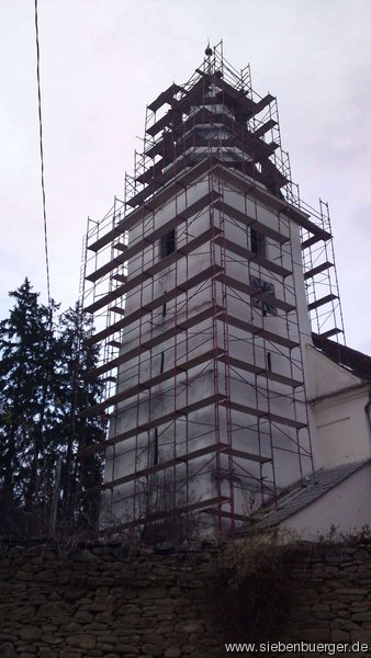 Kirchturm am 14.11.2010