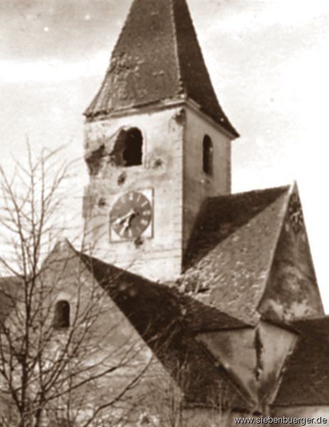 Neppendorf Kirchturm 1916
