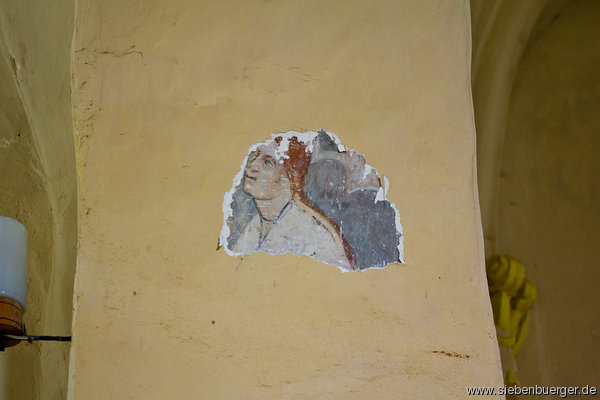 Wiederentdeckte Fresken in der Kirche (2)