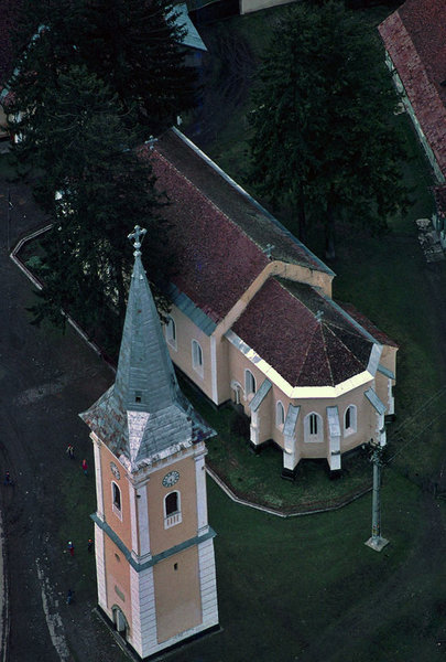 Petersdorf bei Bistritz - Luftbild Nr. 3