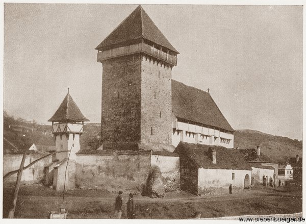 Probstdorf - Kirchenburg um 1920
