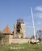 Kirchen Turm wird abgetragen August 2016