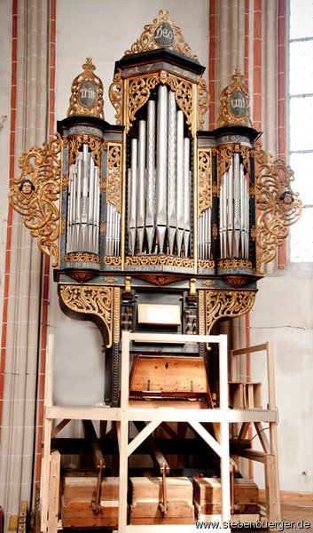 Repser Orgel wartet auf ihre Rckfhrung aus der Schwarzen Kirche aus Kronstadt