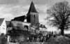 Historische Aufnahme: Blick auf die Kirchenburg