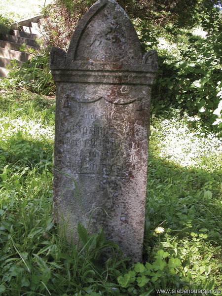 Grabstein der Catharina Tpfer geb. Albrich