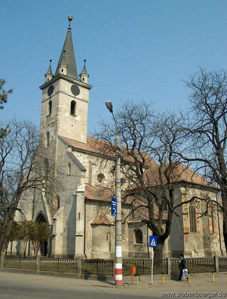 Die evangelische Kirche.