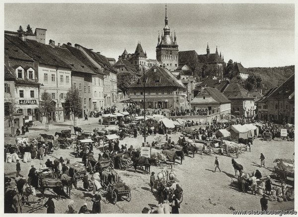 Schäßburg - Der Marktplatz