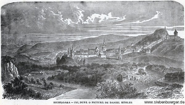 Schburg - Burganlage um 1767 nach Daniel Khler
