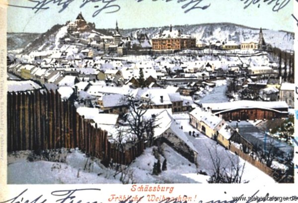 Schburg - Alte Ansichtskarte - Winter